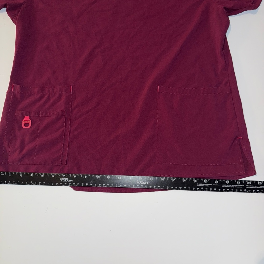 Carhartt Force Women’s Scrub Top Medical Top Purple/Magenta Size XL - Picture 12 of 15